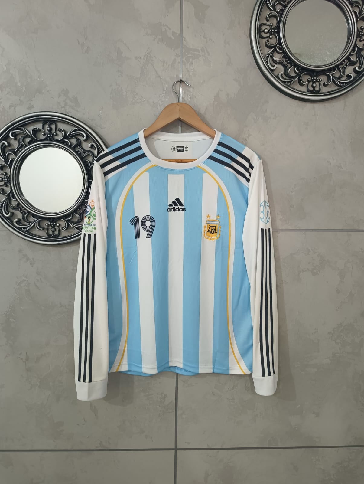 Argentina national football team home kit from the 2006 FIFA World Cup