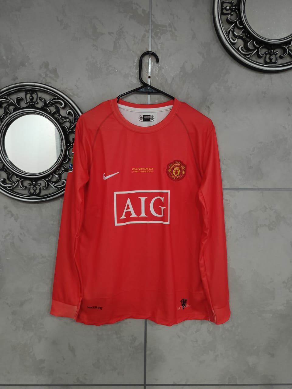 Manchester United 2007-08 UEFA Champions League Final home jersey