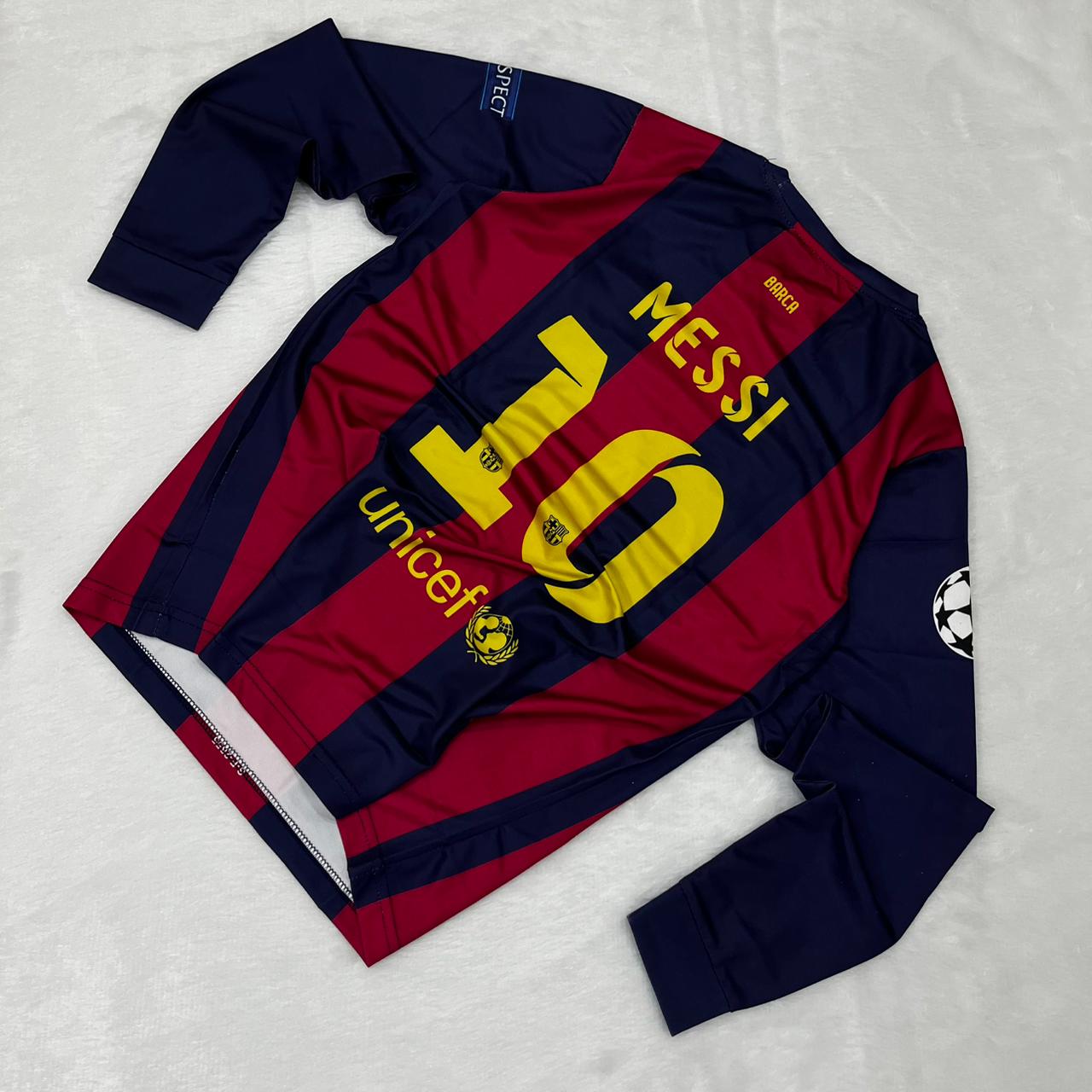 BARCELONA 2016 FINAL MESSI JERSEY - FULL HAND