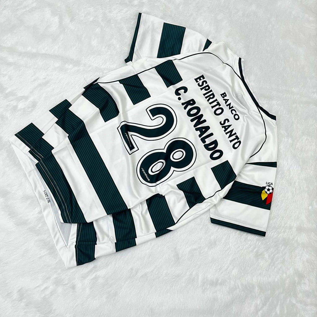 CRISTIANO RONALDO LISBON SPORTING (FIRST CLUB) - HALF SLEEVE (RETRO)
