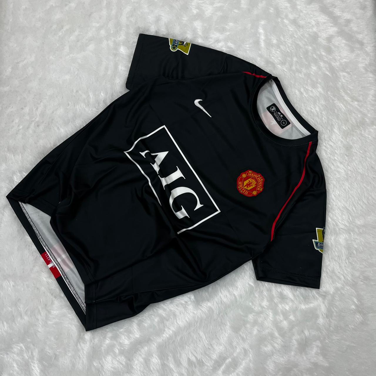 MANCHESTER UNITED 2008 RONALDO JERSEY (BLACK)