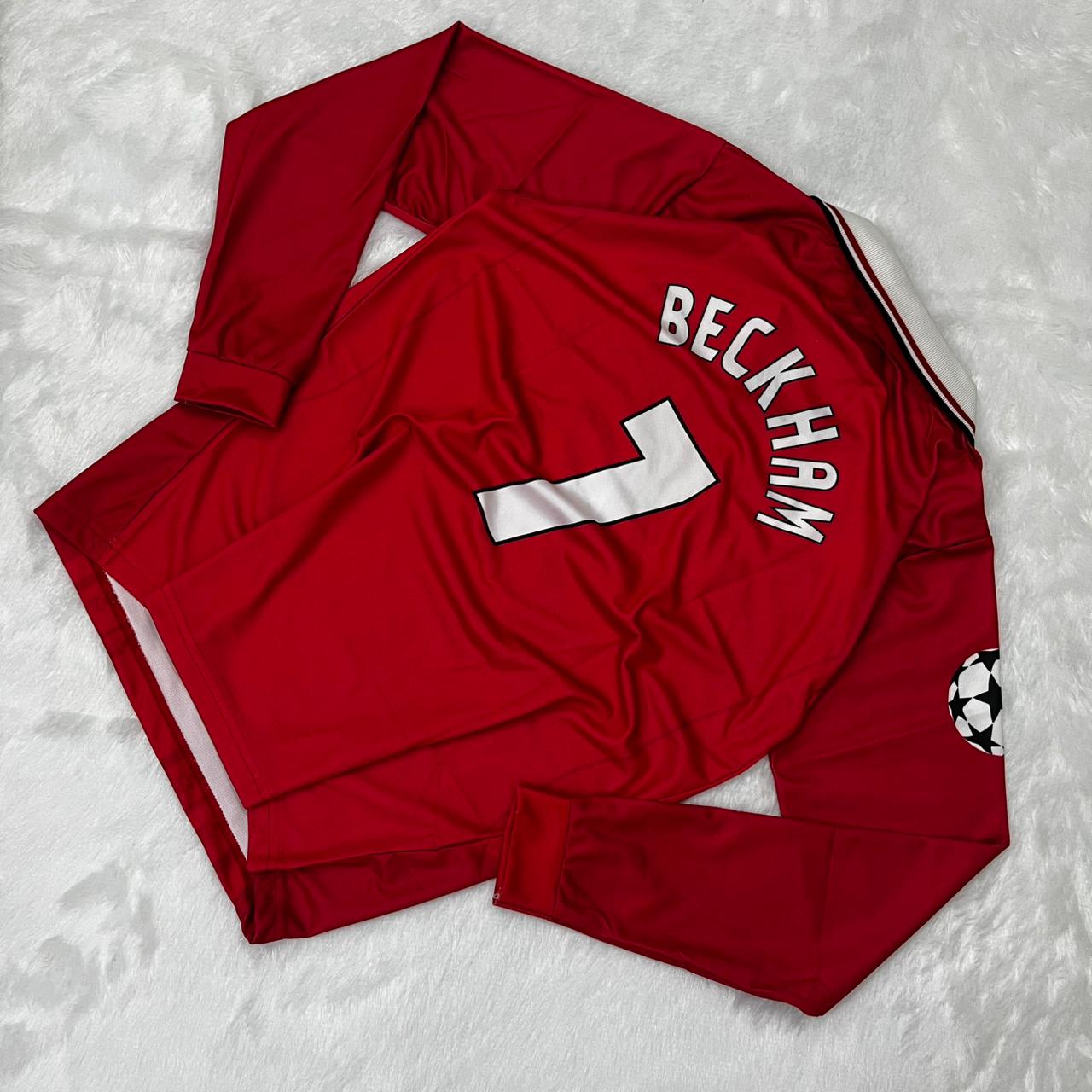 MANCHESTER UNITED 1998 KIT DAVID BECKHAM JERSEY - FULL SLEEVE