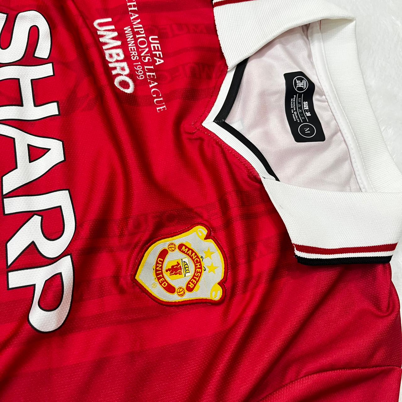 MANCHESTER UNITED 1998 KIT DAVID BECKHAM JERSEY - FULL SLEEVE