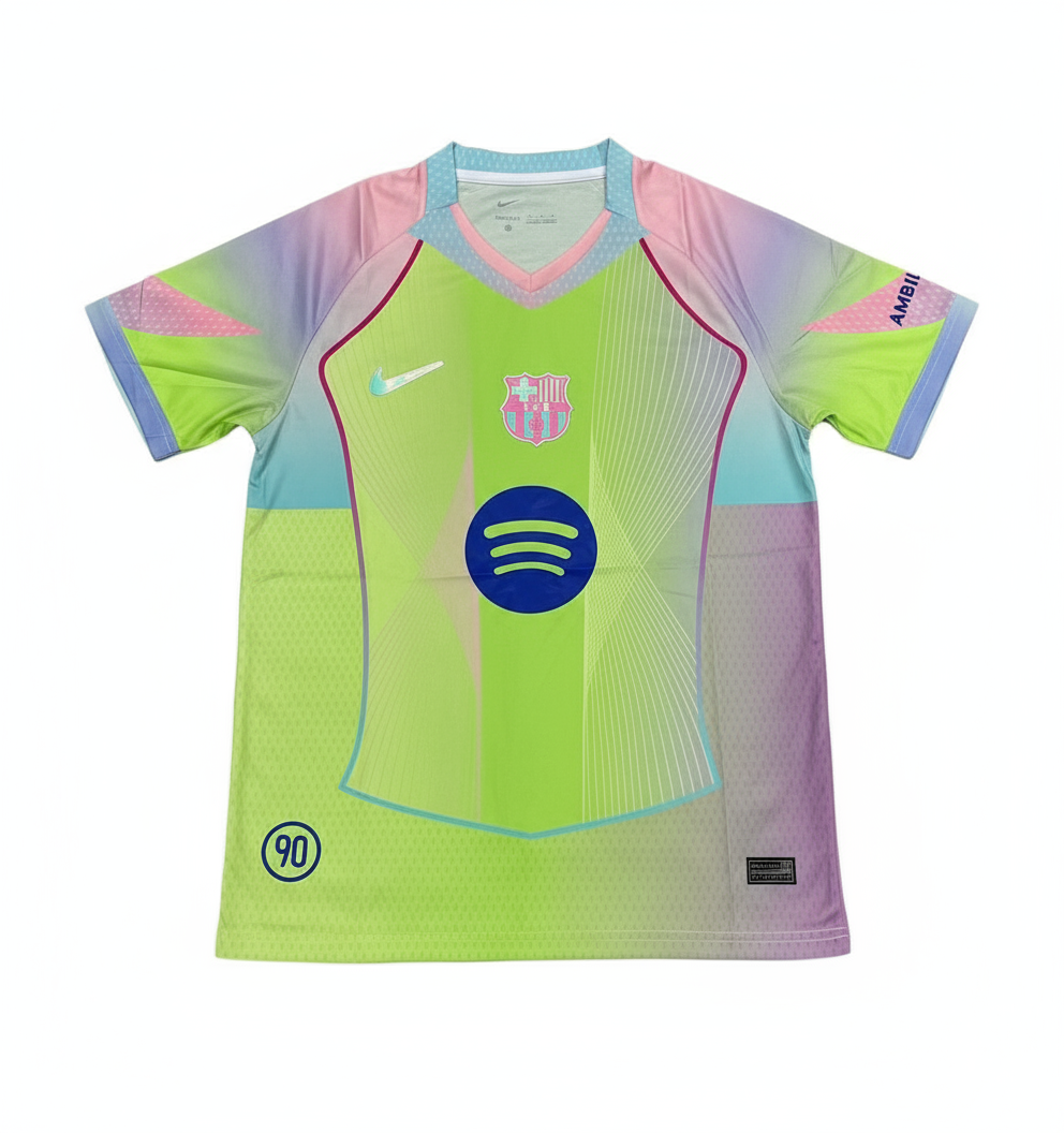 FC Barcelona Neon Spectrum Edition – 2024/25 Special Fan Jersey
